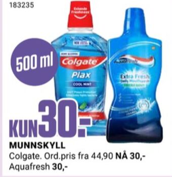 Europris Colgate munnskyll tilbud