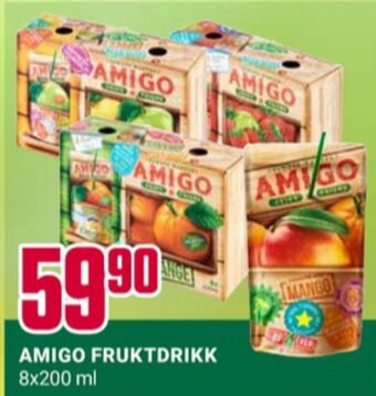 Europris Amigo juice tilbud