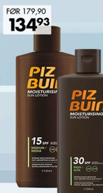 Sparkjøp Piz buin solkrem tilbud