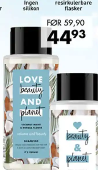 Sparkjøp Love beauty & planet shampoo tilbud