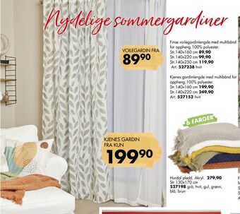 Sparkjøp Ukjent gardin tilbud