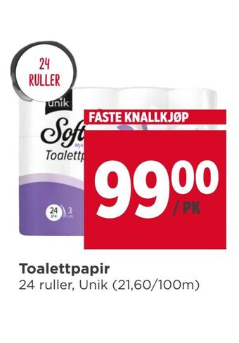 Meny Toalettpapir tilbud