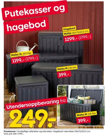 Rusta Ukjent putekasse tilbud