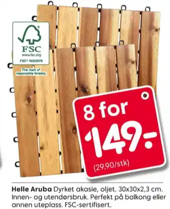 Rusta Ukjent terrasseflis tilbud