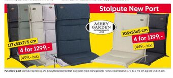 Rusta Ashby garden pute tilbud