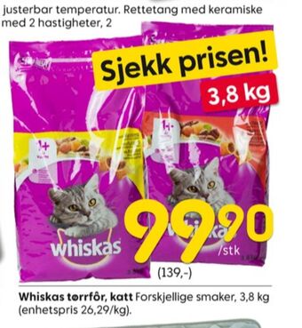 Rusta Whiskas kattemat tilbud