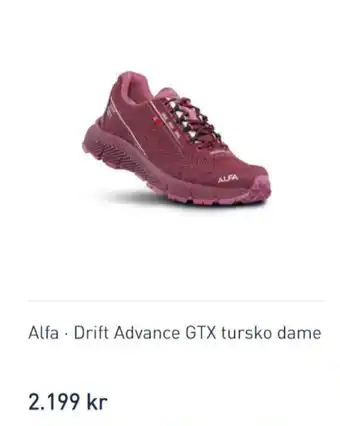 Intersport Alfa - drift advance GTX tursko dame tilbud