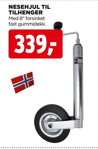 Nesehjul til tilhenger