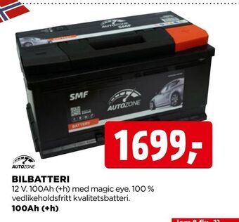 jem & fix Bilbatteri tilbud
