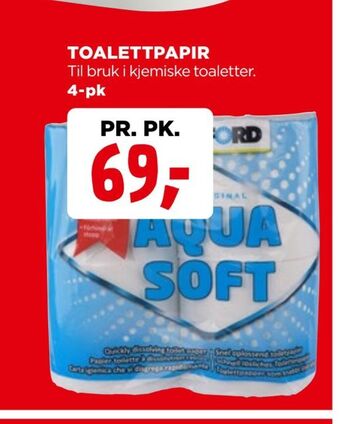 jem & fix Toalettpapir tilbud