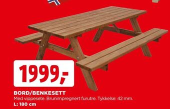jem & fix Bord/benkesett tilbud