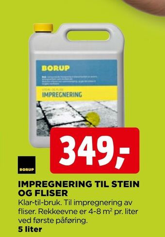 jem & fix Impregnering til stein og fliser tilbud