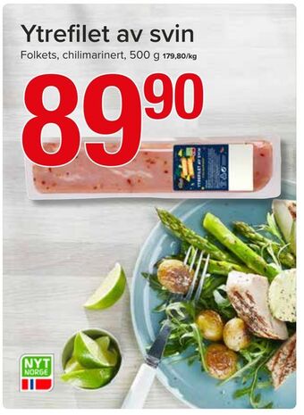 Spar Ytrefilet av svin tilbud