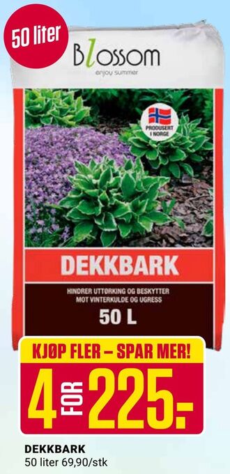 Europris Dekkbark tilbud