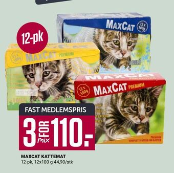 Europris Maxcat kattemat tilbud