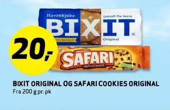 Bunnpris Bixit original og safari cookies original tilbud