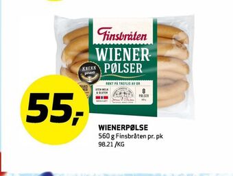 Bunnpris Wienerpølse tilbud
