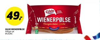 Bunnpris Gilde wienerpølse tilbud
