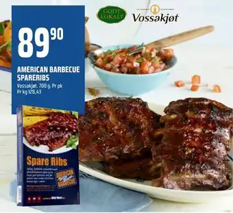 Coop Obs American barbecue spareribs tilbud