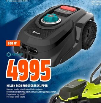 Coop Obs Kellen s600 robotgressklipper tilbud