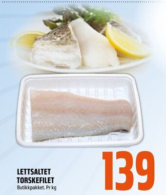 Coop Obs Lettsaltet torskefilet tilbud
