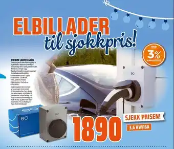 Coop Obs Eo mini ladestasjon tilbud