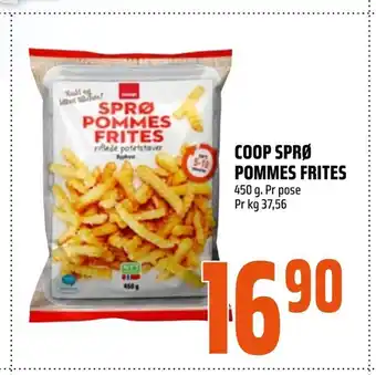 Coop Obs Coop sprø pommes frites tilbud