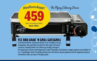 Coop Obs Fcc bbq grab 'n grill gassgrill tilbud