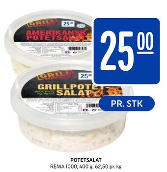 Rema 1000 Potetsalat tilbud