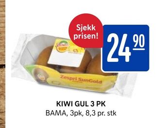 Rema 1000 KIWI GUL 3 PK tilbud