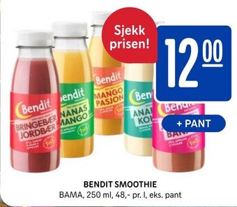Rema 1000 Bendit smoothie tilbud