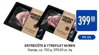 Rema 1000 Entrecôte & ytrefilet m/ben tilbud