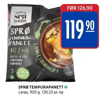 Rema 1000 Sprø tempurapanett tilbud