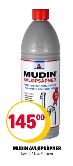 Coop Extra Mudin avløpsåpner tilbud