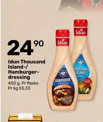 Coop Marked Idun Thousand Island-/ Hamburgerdressing tilbud