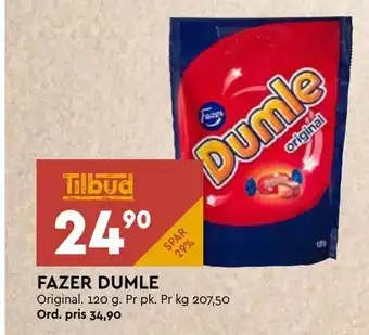 Coop Mega Fazer dumle tilbud