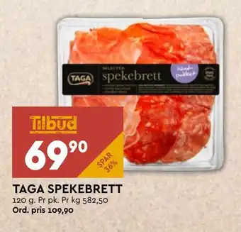 Coop Mega Taga spekebrett tilbud