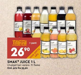 Coop Mega Smak* juice tilbud