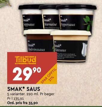 Coop Mega Smak* saus tilbud