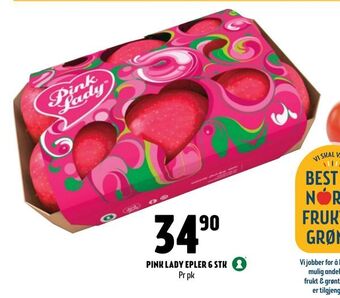 Coop Prix Pink lady epler 6 stk tilbud