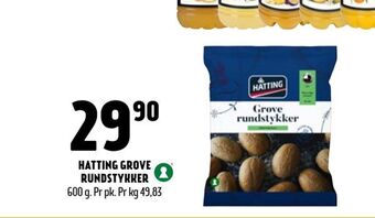Coop Prix Hatting grove rundstykker tilbud