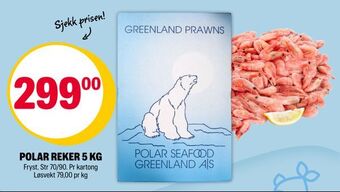 Coop Extra Polar reker 5 kg tilbud