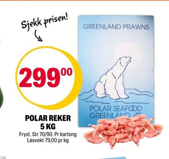 Coop Extra Polar reker 5 kg tilbud