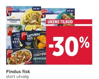 Meny Findus tilbud