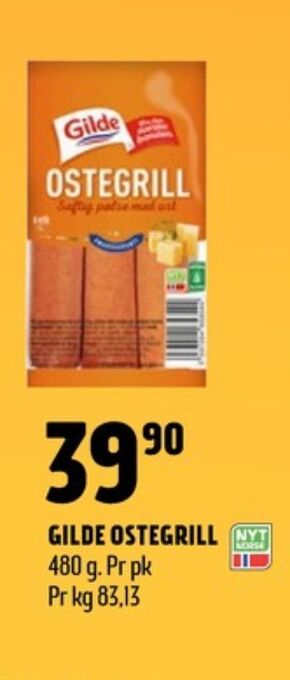 Coop Prix Gilde grillpølser tilbud