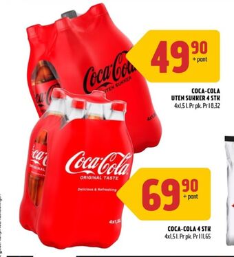 Coop Prix Coca-cola zero brus tilbud