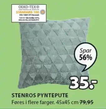 JYSK Stenros pyntepute tilbud