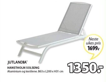 JYSK Hanstholm solseng tilbud