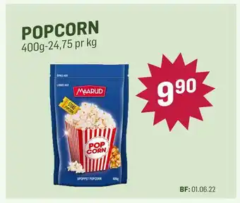 Holdbart Popcorn tilbud