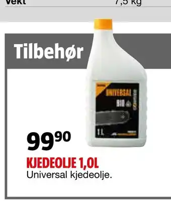 Bauhaus Kjedeolje 1,0l tilbud